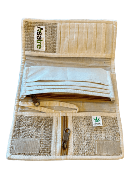 Women's Hemp Wallet - Natural