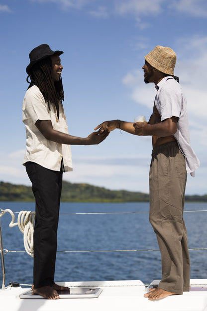 Hemp Shirt - Men's Eco-Friendly Hemp and Cotton Camp Shirt