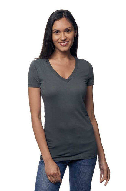 Viscose Shirt for Women - Hemp & Organic Cotton V-Neck Tee|Asatre